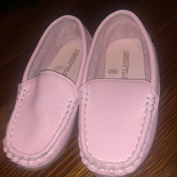 Pink Toddler Loafers - Picture 2 of 5